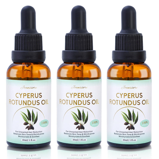 Joanssore Cyperus Rotundus oil bottle—gentle, natural skin care.