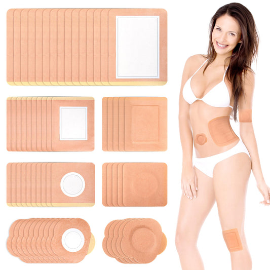 Joceiae 60 piece castor oil patches set showing four sizes