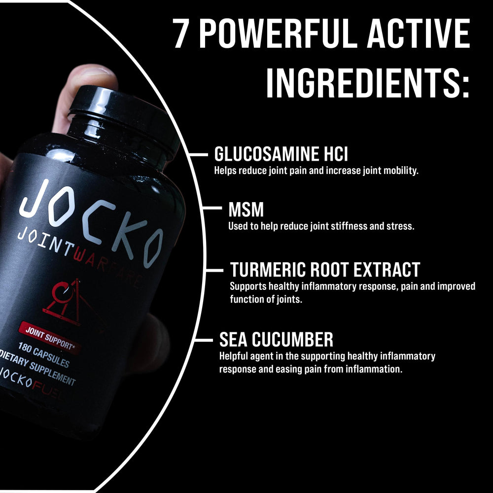 Jocko Fuel boswellia serrata extract label showing joint comfort support.