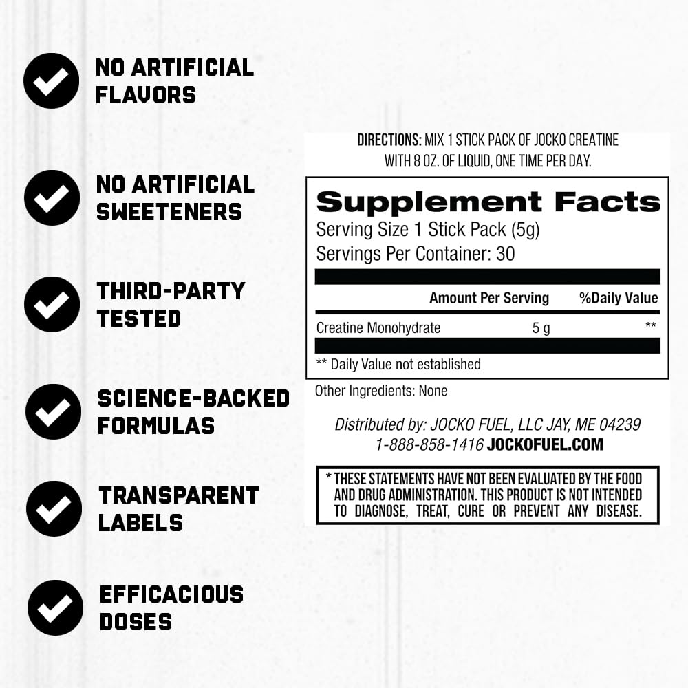 Two travel-size Creatine Stick Packs on white background