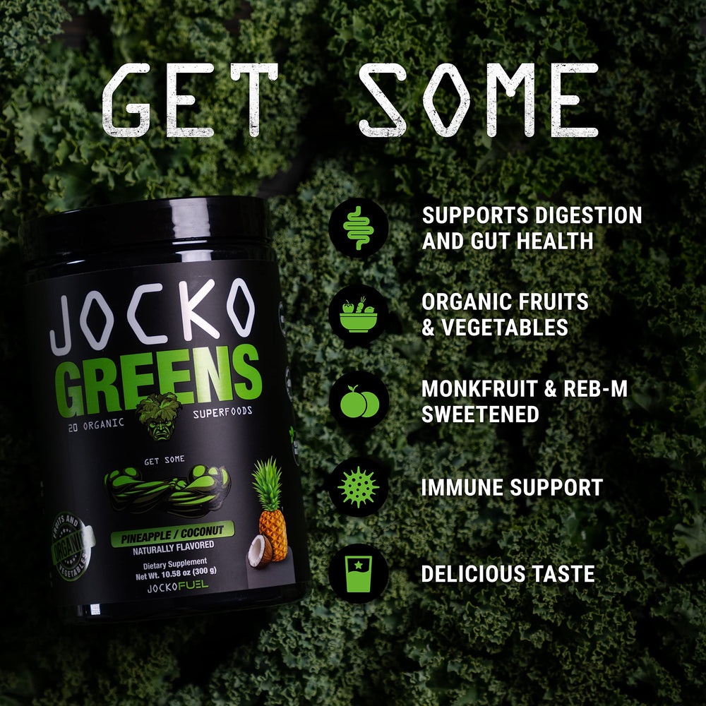 9 billion CFU probiotics in Jocko Fuel Daily Greens
