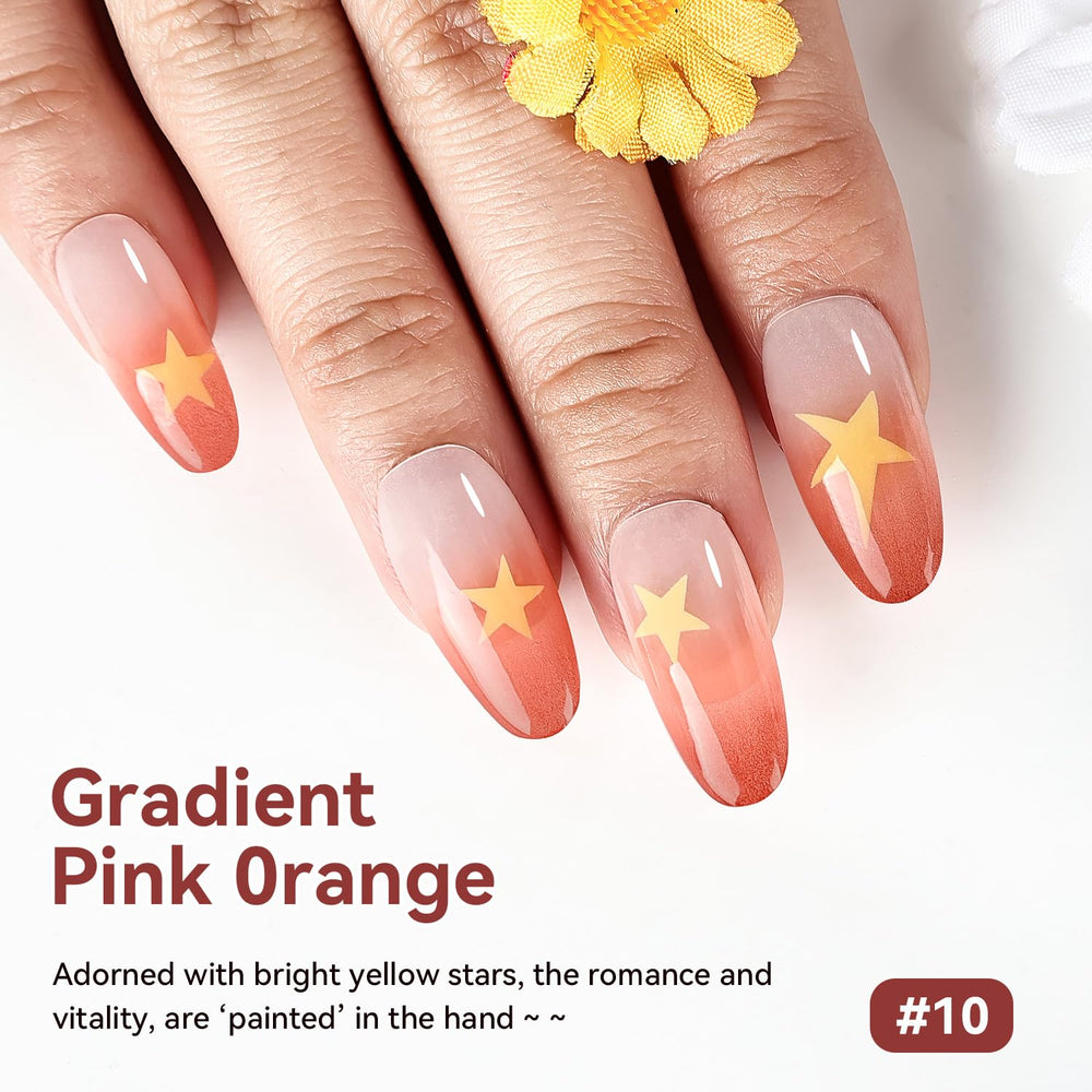 JODSONE Flip-cap supports smooth color transitions for ombre nails