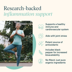 Joint health and cardiovascular support with turmeric