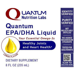 Liquid omega-3 supplement for joint, heart, and brain health