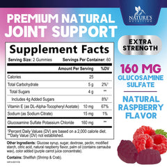 Gummies containing glucosamine ingredient for joint support