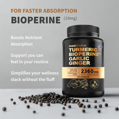 Joint support turmeric and ginger supplement bottle