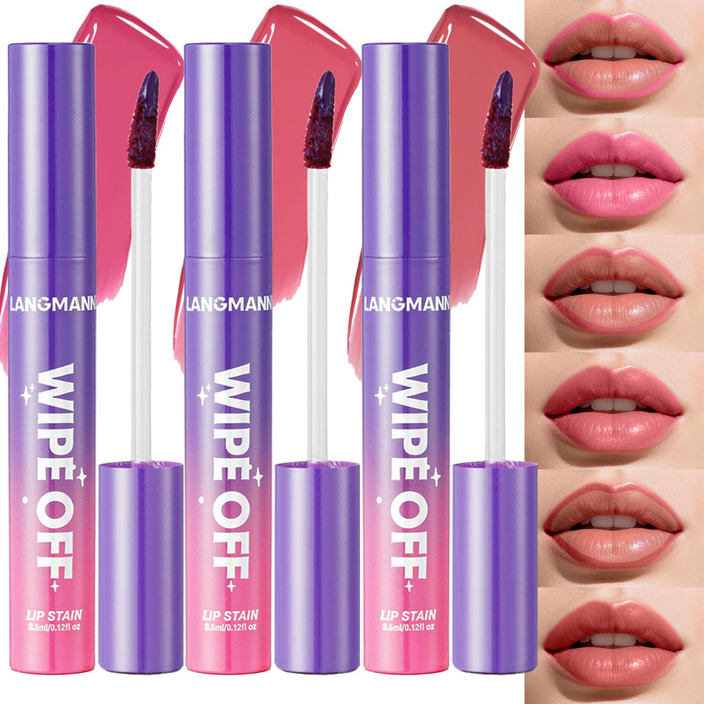 Jolilab Lip Stain Wipe Off dries in 30 seconds for fast color