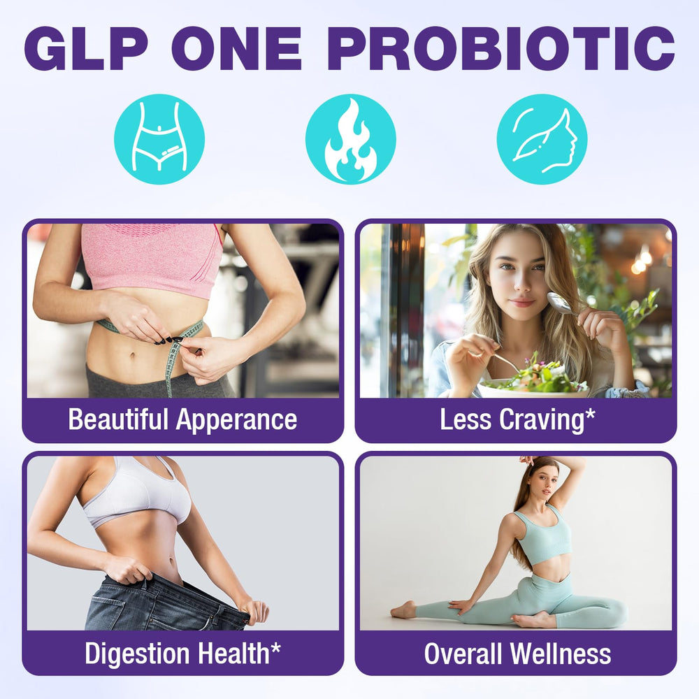 Gut-health diagram illustrating Akkermansia and probiotics