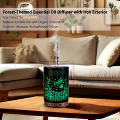 Decorative JOYOLO diffuser with bird pattern in a cozy space
