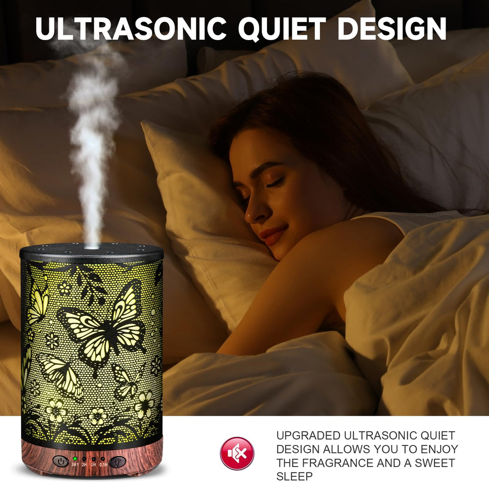 JOYOLO diffuser on a bedroom nightstand