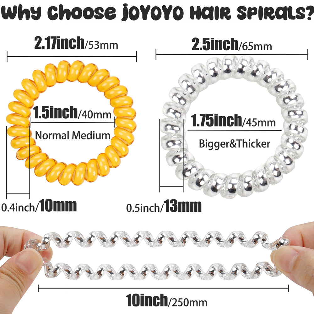 JOYOYO waterproof hair ties are perfect for active days, sweat, and water.