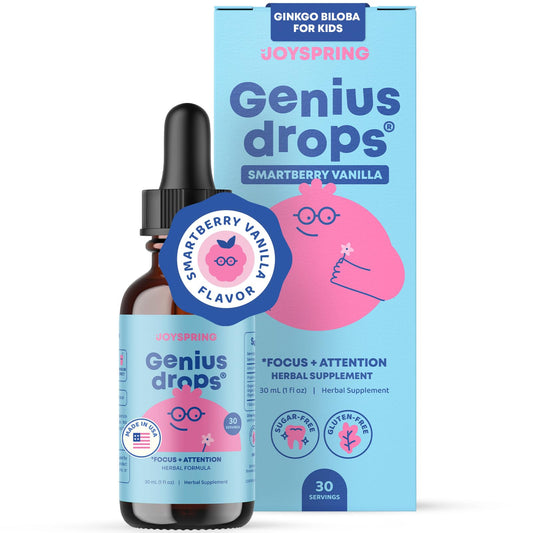 JoySpring Genius Drops Smartberry Vanilla bottle with 1 fl oz (30 servings)