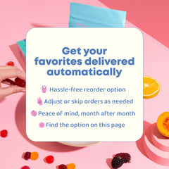 Close-up of natural flavoring in JoySpring Melatonin