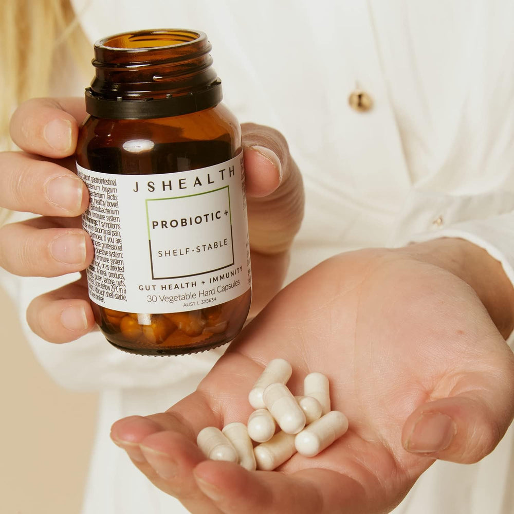 Probiotic blend of Bifidobacterium longum, B. lactis and Lactobacillus rhamnosus for digestion