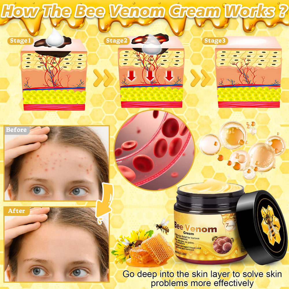 Juanchi Bee Venom Cream used as a light primer.