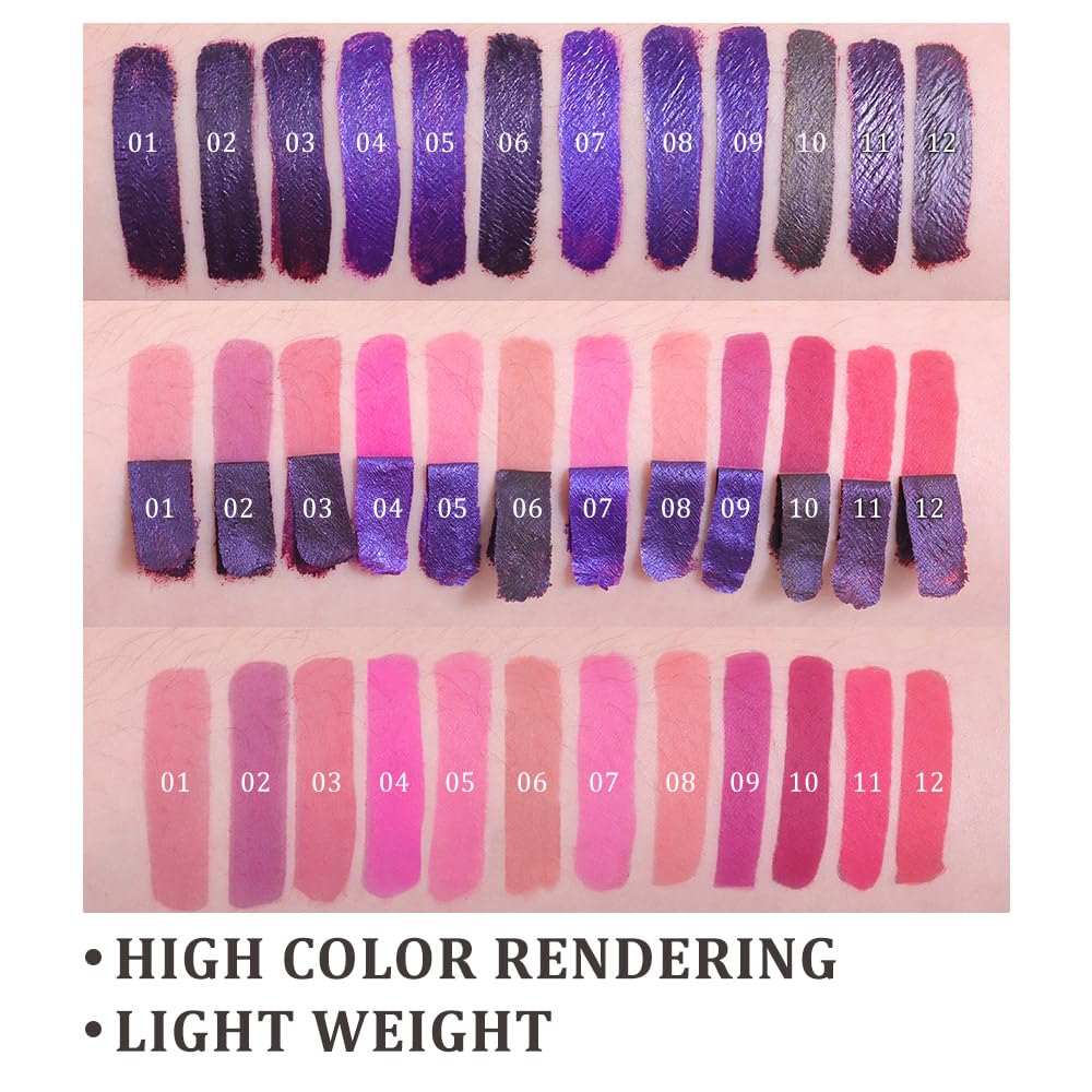 JUAAZIN matte finish lip color offers long-lasting wear.
