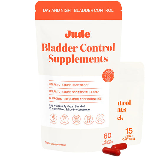 Jude bladder control supplement bottle for women