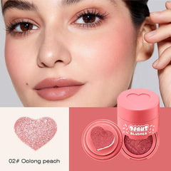 JUDEWY dewy finish pink swatch on skin