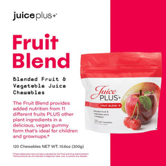 Juice Plus+ vegan soft chews crafted from whole fruits and vegetables