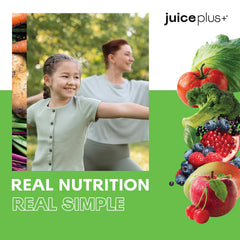Gluten-free and non-GMO indicators on JuicePlus+ Chewables packaging