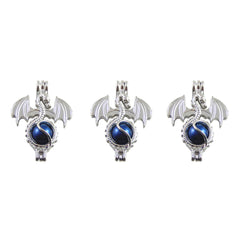Julie Wang diffuser pendant charm; versatile for bead-based aromatherapy jewelry.