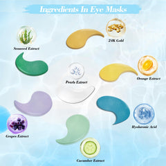 JULYBRO starry-pattern patches for secure eye fit