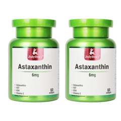 JulyDeer 2 Bottles Astaxanthin 6mg 120 Softgels - hero image