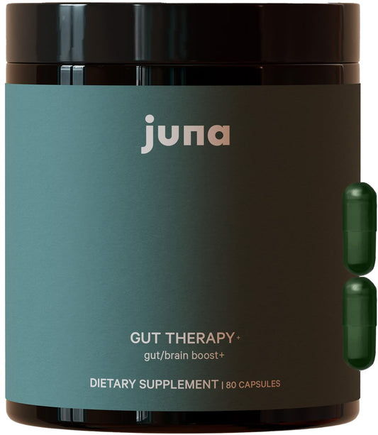 Juna Gut Therapy bottle with branding on a white background