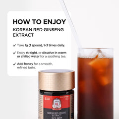 Box packaging of JUNG KWAN JANG Korean Red Panax Ginseng extract 50g