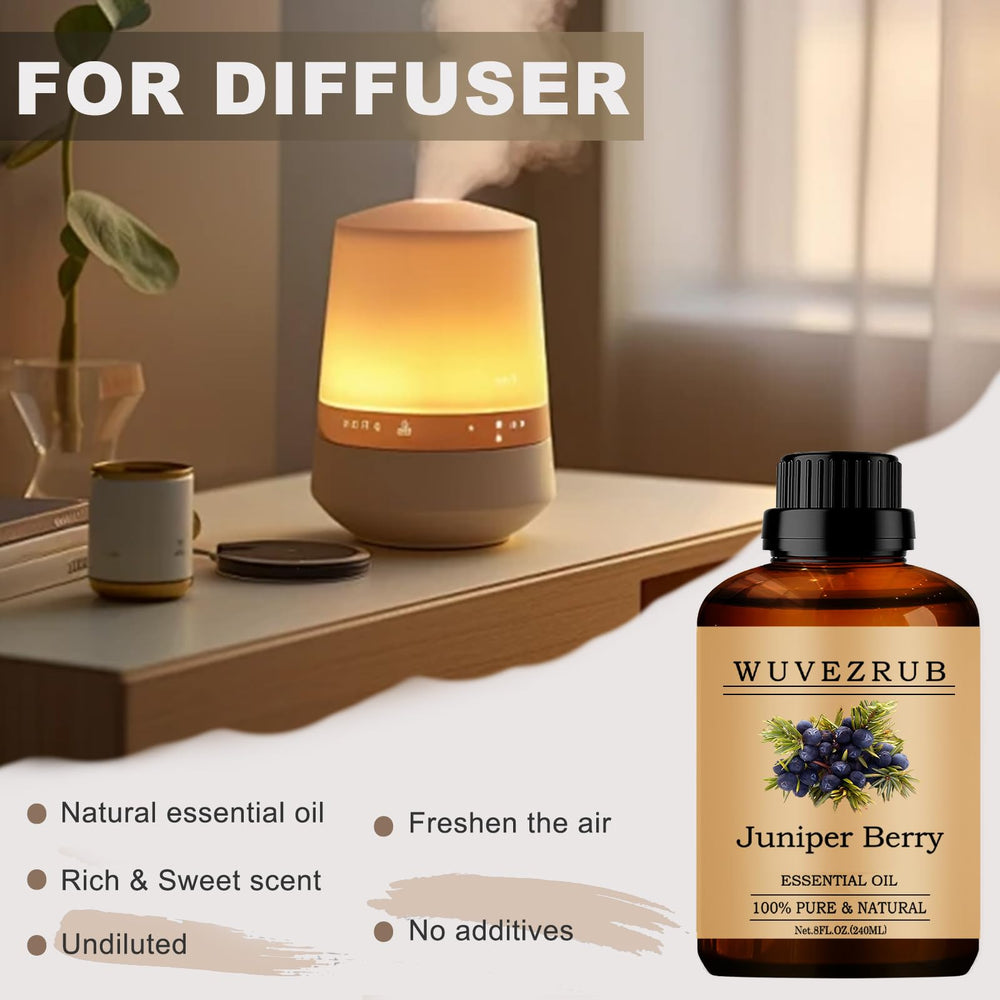 Skin care application with Juniper Berry Essential Oil