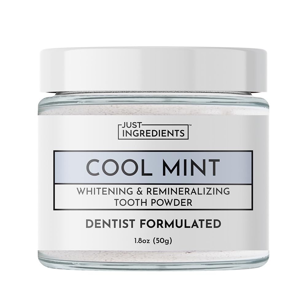 Just Ingredients Remineralizing Tooth Powder 1 oz jar