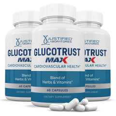 Justified Laboratories Glucotrust Max 1295MG 3-Pack product image 1