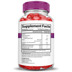Keto Rush ACV Gummies 3 Pack label close-up