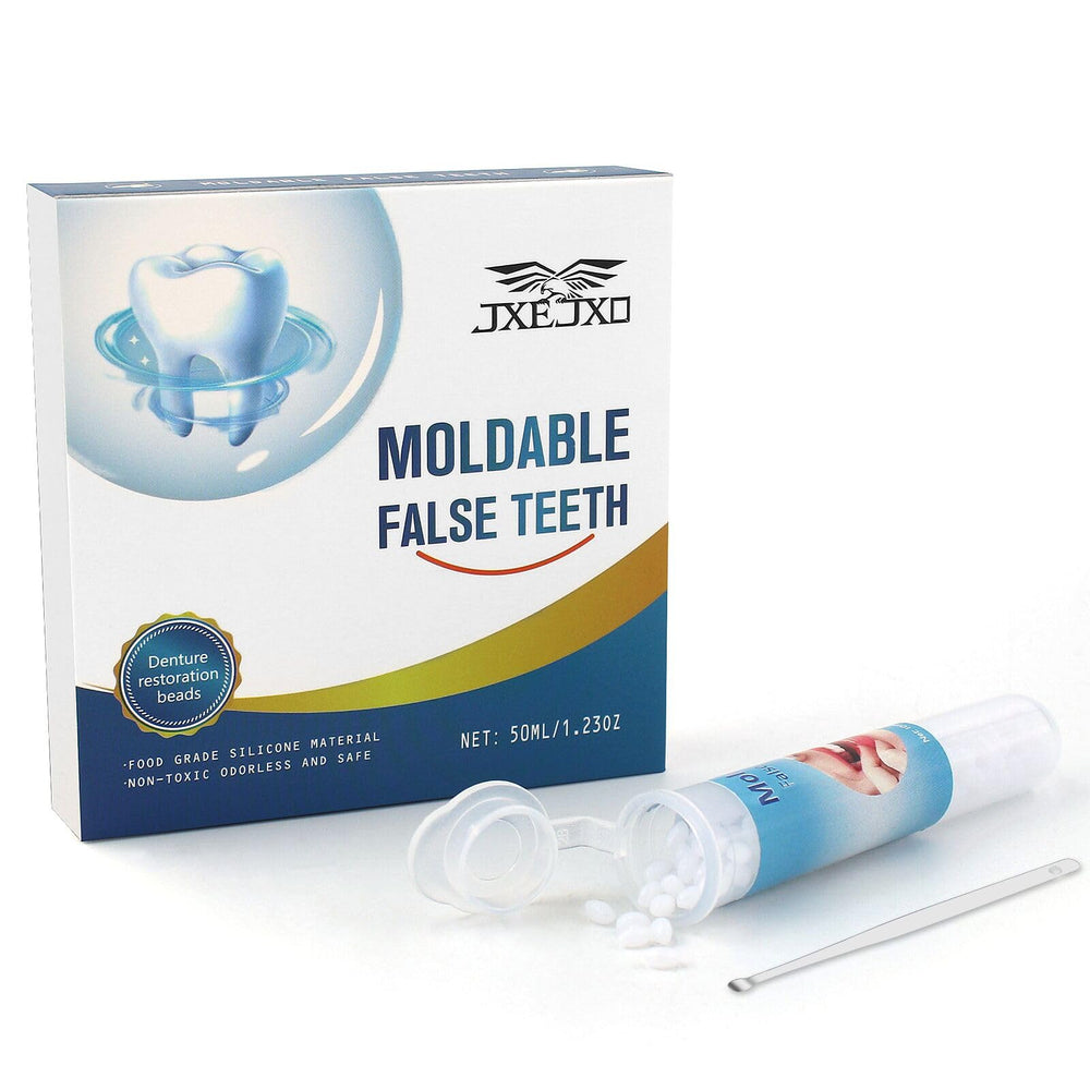 JXE JXO Tooth Repair Kit packaging with beads