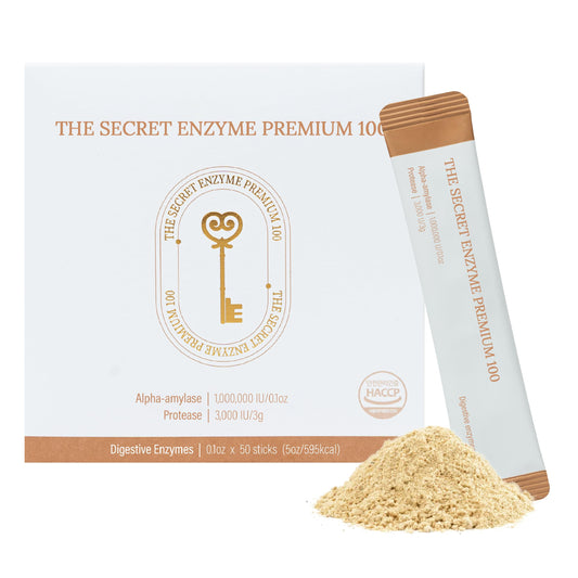 Front view of K-Nutra The Secret Enzyme 100 product