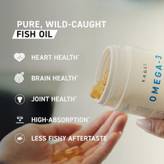 Purity seal and third-party testing for Kaged Omega-3 Softgels
