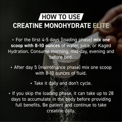 Kaged Creatine Elite stack with supplements