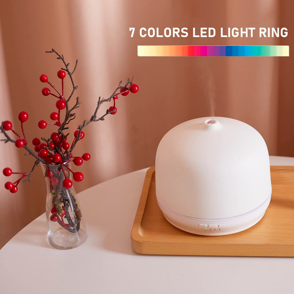 Kakoda diffuser display showing timer options: 1h, 3h, 6h, always on