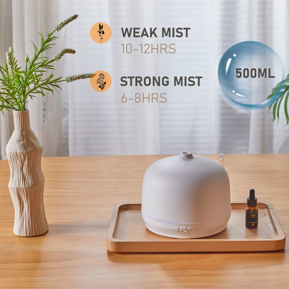 Independent LED light and mist function on Kakoda ceramic diffuser