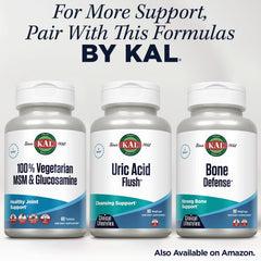 60 servings per bottle (60 tablets) of KAL supplement