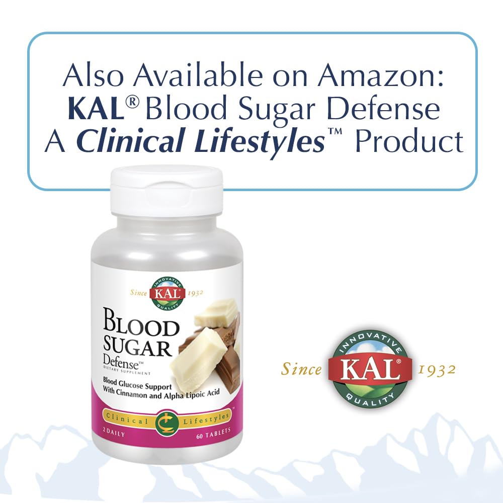 KAL Alpha Lipoic Acid SR Tablets with bottle and tablets
