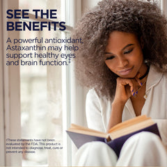 Astaxanthin supporting eye and brain health