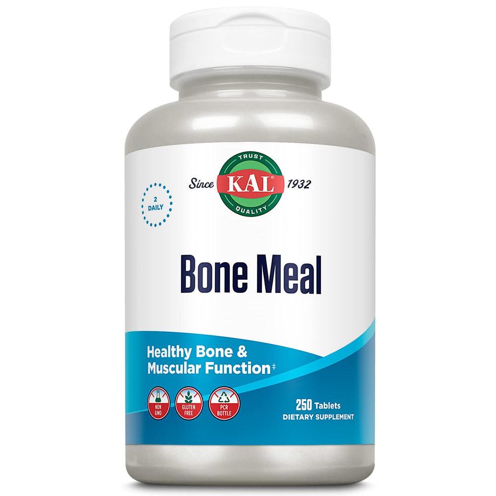 KAL Bone Meal Tablets bottle – front view