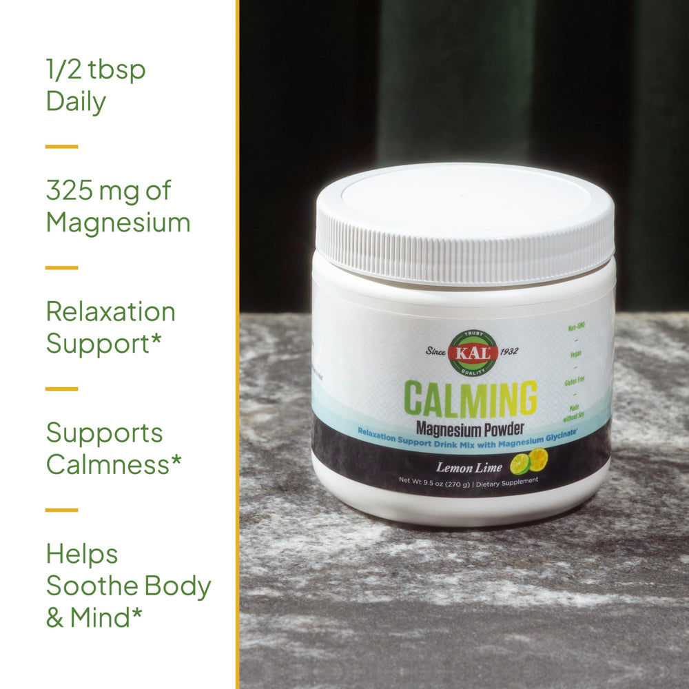 Lemon Lime flavored magnesium powder packaging