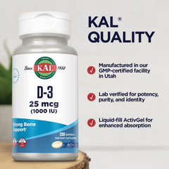 Soy-free ActivGel softgels packaging