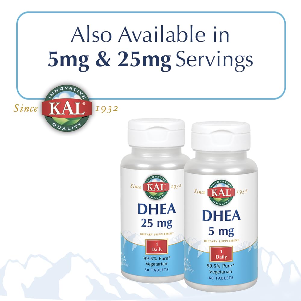 Dosage instructions for KAL DHEA-5 Tablets