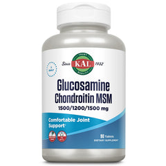 Kal Glucosamine Chondroitin MSM bottle - front