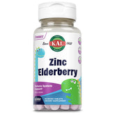 KAL Kids Zinc Elderberry Dinosaurs bottle with ActivMelts for kids' immune support