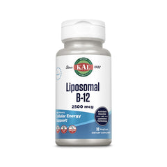 KAL Liposomal Vitamin B12 2500 mcg bottle and packaging