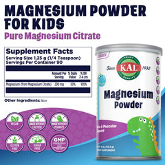 Serving scoop with magnesium powder for kids